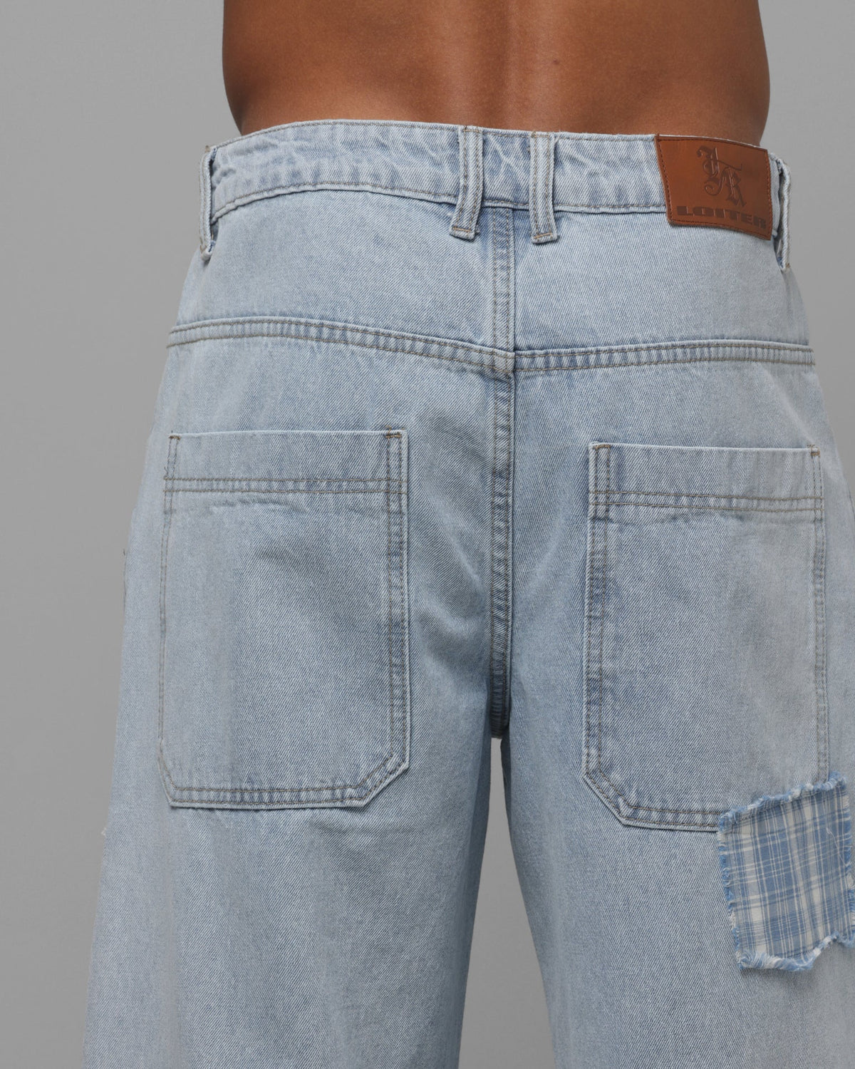 Loiter Patchwork Jeans Denim - image 8