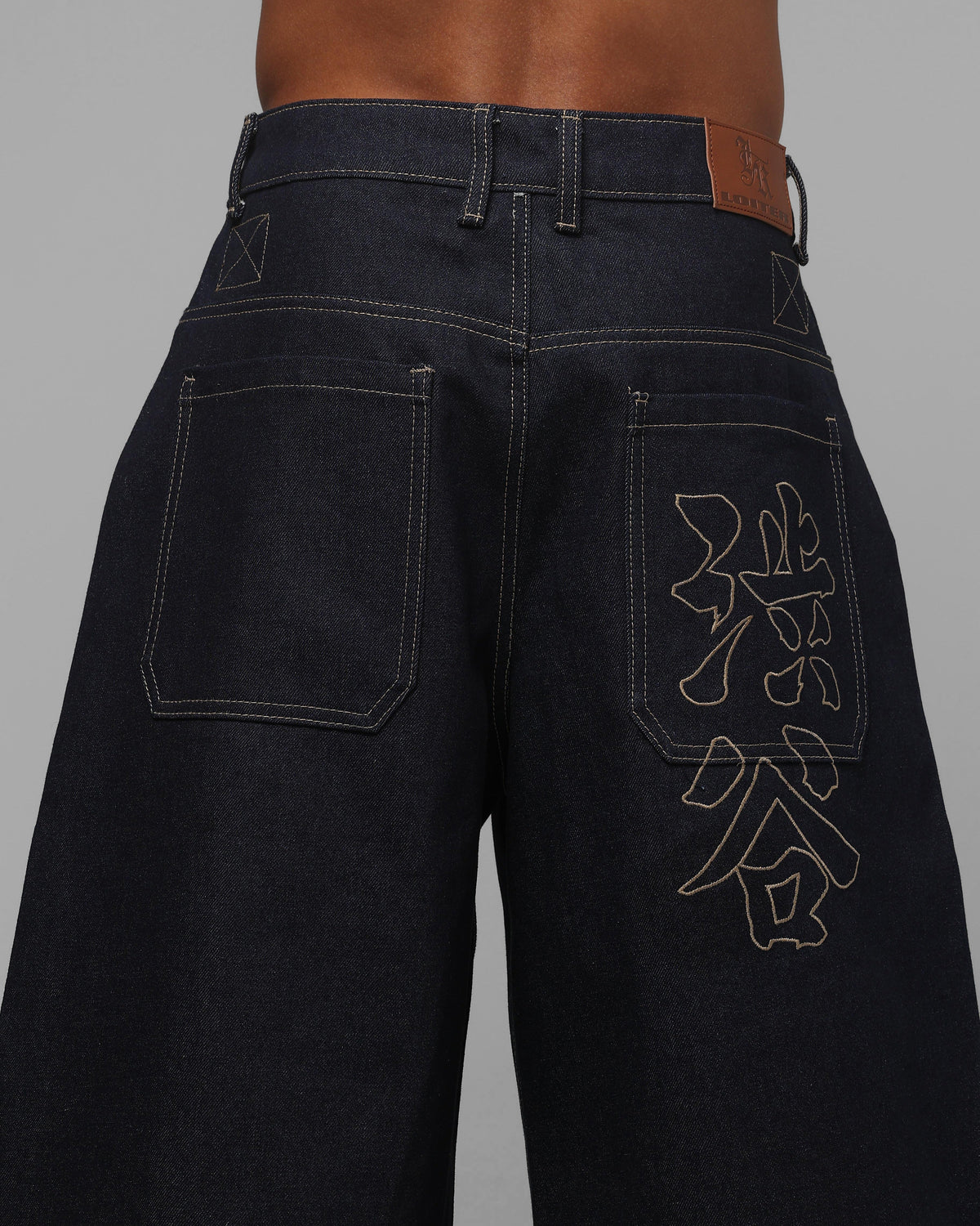 Loiter Shibuya Pleated Jorts Indigo - image 8