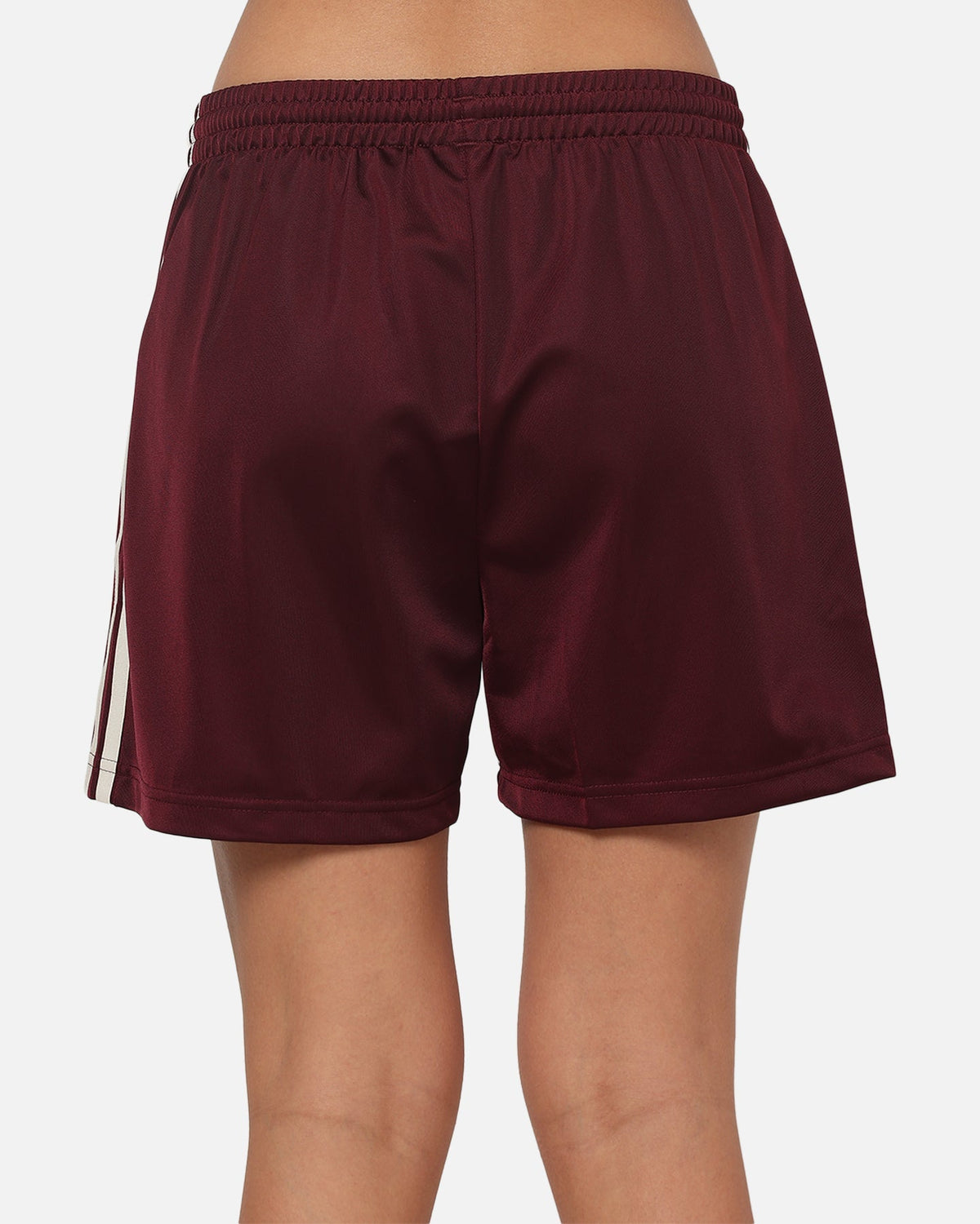 Adidas Women's Firebird Shorts Maroon/Cream - image 8