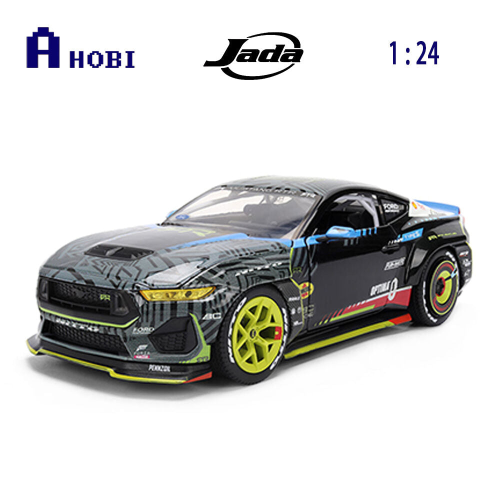 Jada 1:24 Big Time Muscle 2025 Ford Mustang RTR Vaughn Gitten Jr. Diecast Car