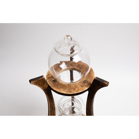 Coffee Culture 600ml Cold Drip Glass Brewing Coffee Maker with Wood Stand