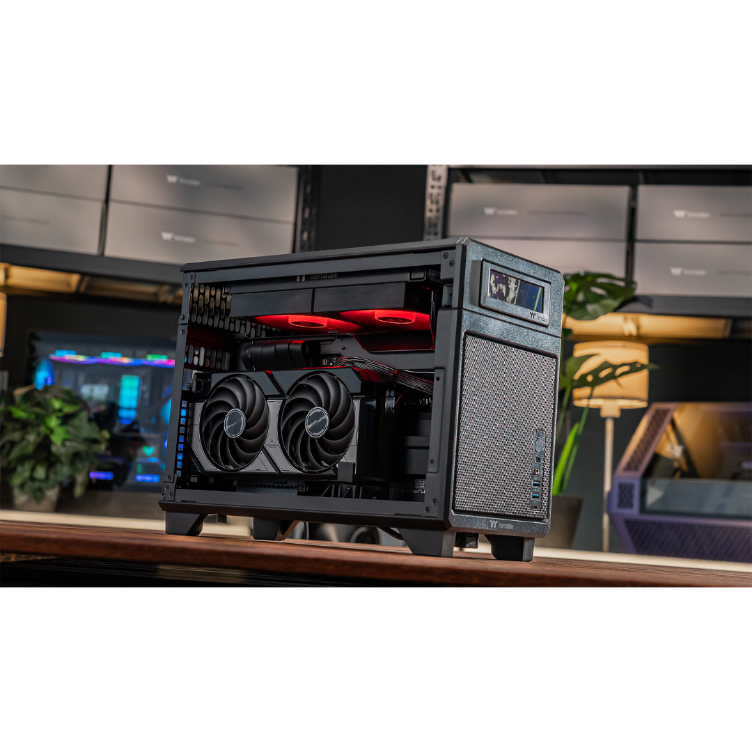 Thermaltake Nomad PRO Gaming Desktop PC ( Intel 14600KF / RTX 5070 / 32GB RAM) - Black Edition