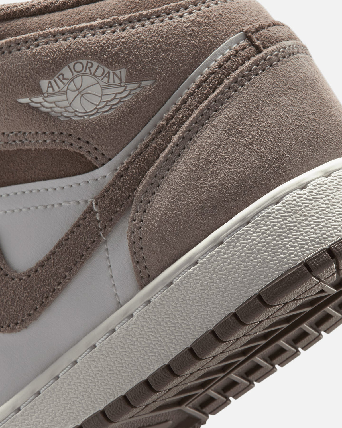 Jordan Kids' Air Jordan 1 Mid (GS) Enigma Stone