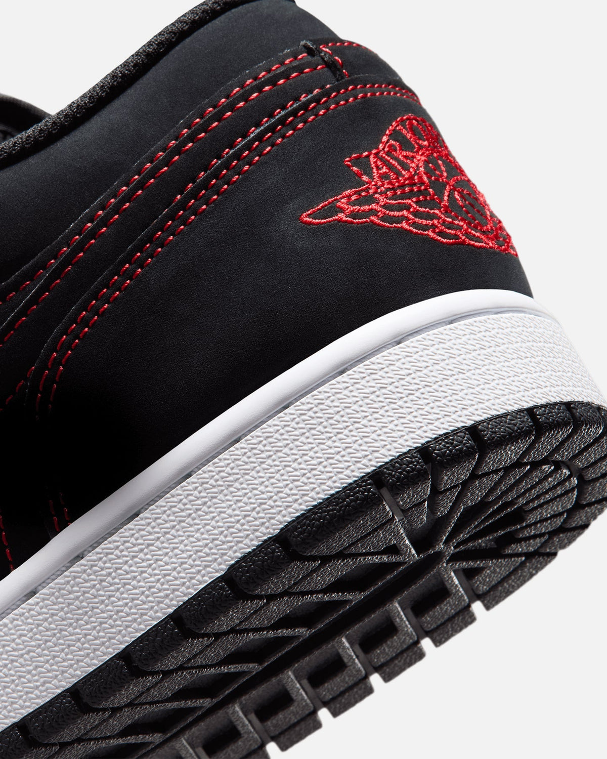 Jordan Air Jordan 1 Low Black/University Red - image 8