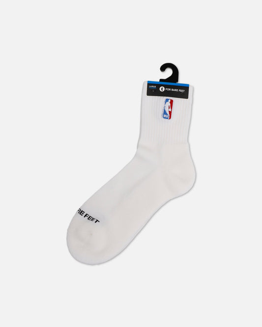 Pro Compression Classic NBA Logoman Crew Sock White