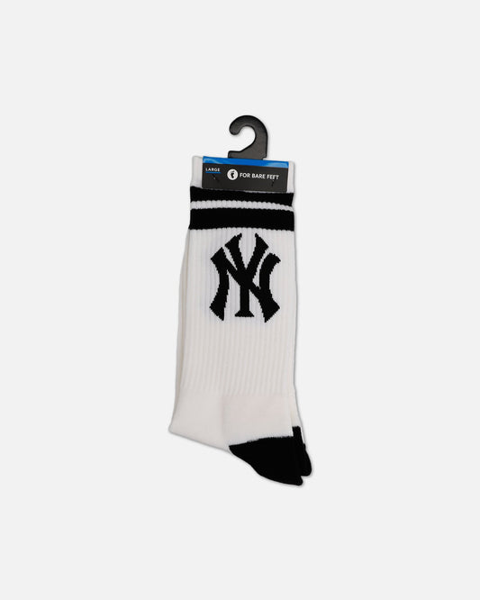 Pro Compression New York Yankees Gym Stripe Crew Sock Black/White