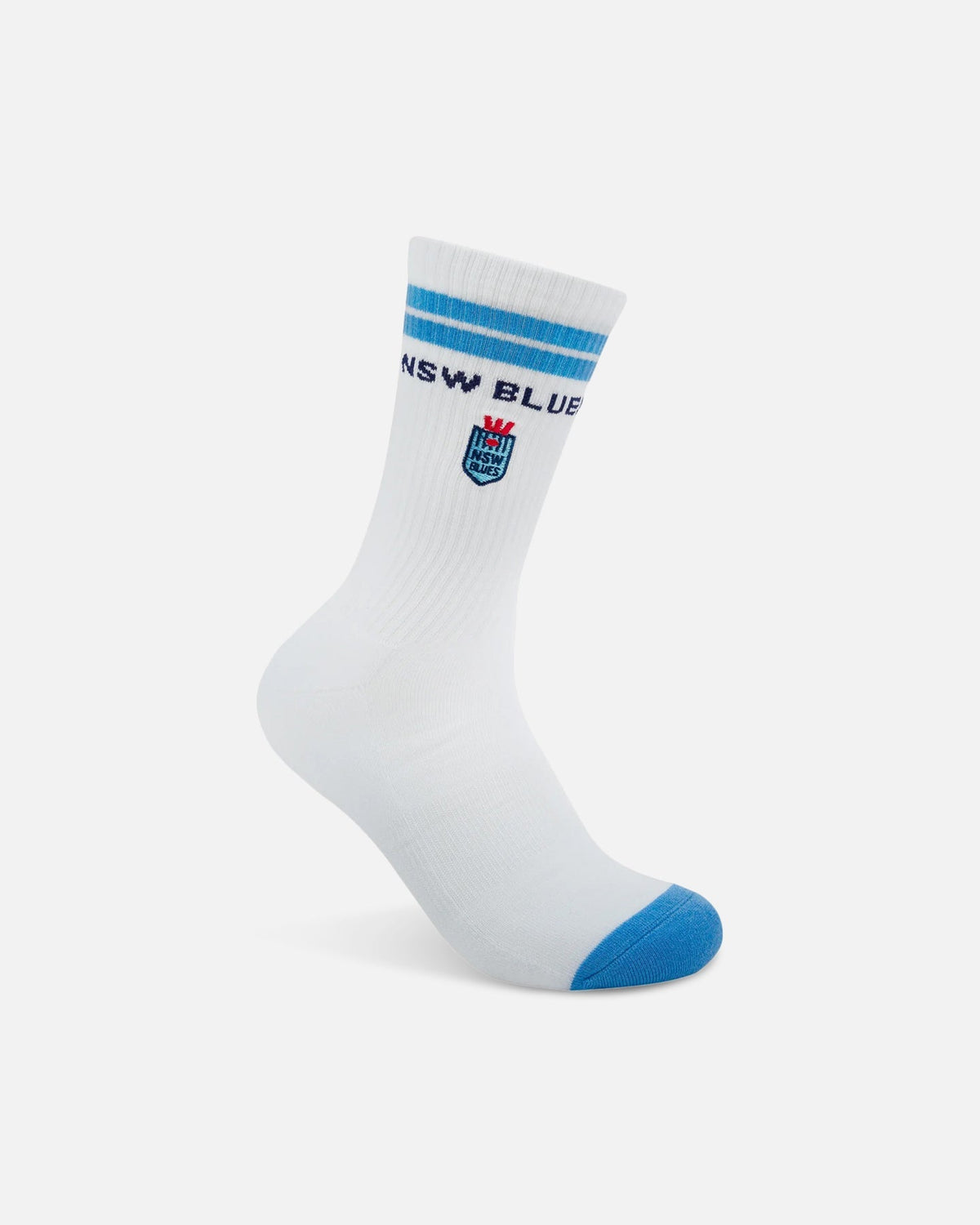 Foot-ies NSW Blues Icons Sneaker Socks 2 Pack White/Blue - image 4