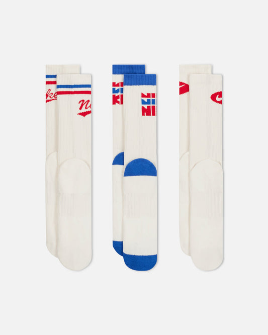 Nike Everyday Plus Crew Socks (3 Pair) Multi