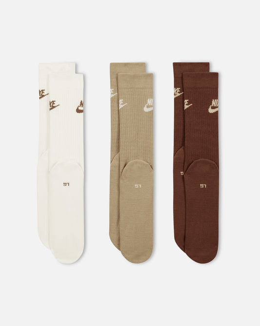Nike Sportswear Everyday Essential Crew Socks (3 Pairs) Multi