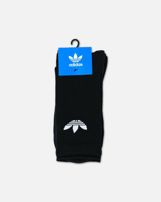 Adidas Trefoil Cushioned Crew Socks 3 Pack Black - image 2