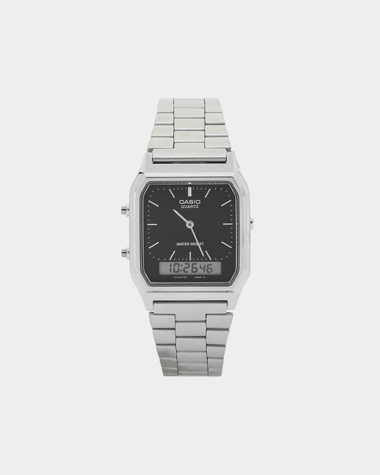 Casio AQ230A-1DS Watch Silver/Black - image 2