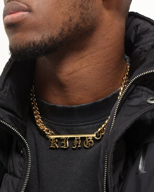 Saint Morta Custom Alpha 4 Letter Chain Gold - image 2