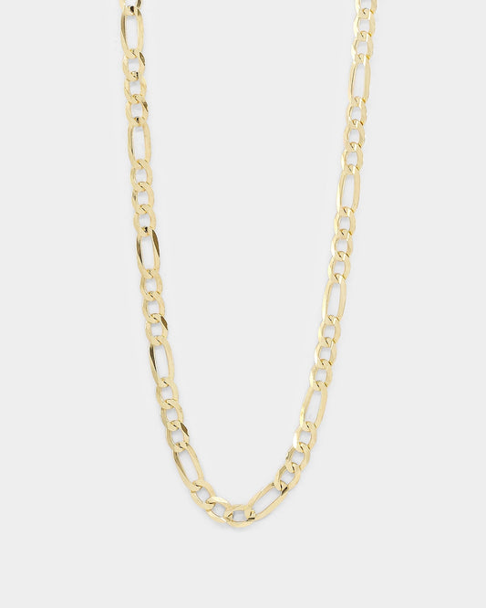 House Of Auric 4.8mm Figaro Chain 18K Gold Vermeil - image 2