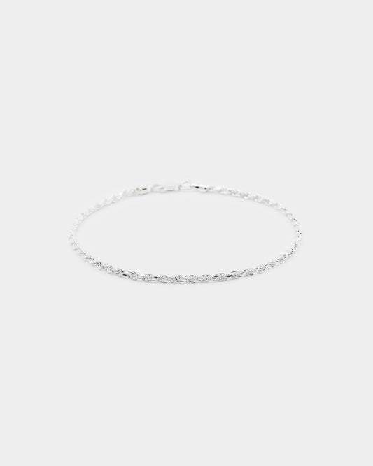 House Of Auric 2.5mm Rope Bracelet Sterling Silver - image 2