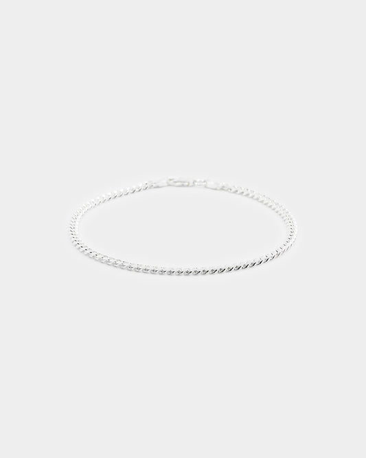 House Of Auric 3mm Cuban Link Bracelet Sterling Silver - image 2