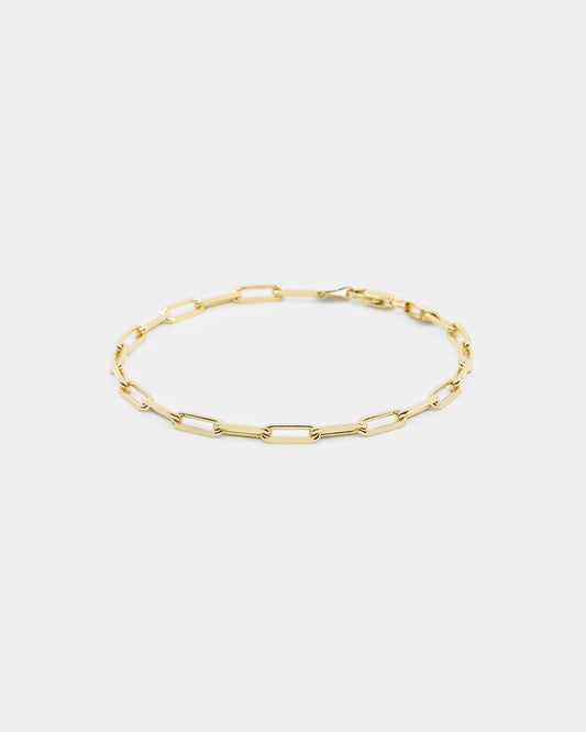 House Of Auric 10.5mm Long Cable Bracelet 18k Gold Vermeil - image 2