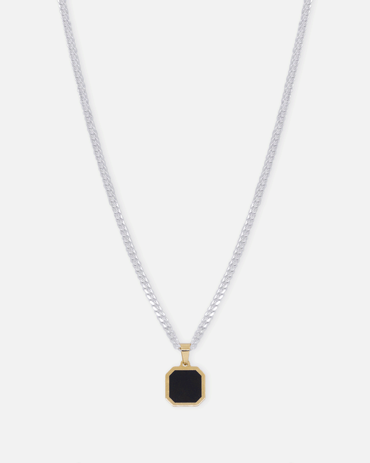 House Of Auric Alexander Onyx Pendant 18k Gold Vermeil - image 2