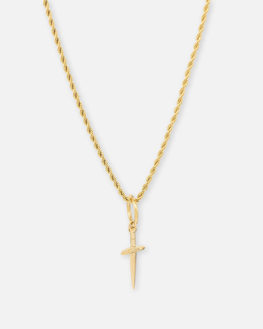 Saint Morta Dagger Pendant Gold