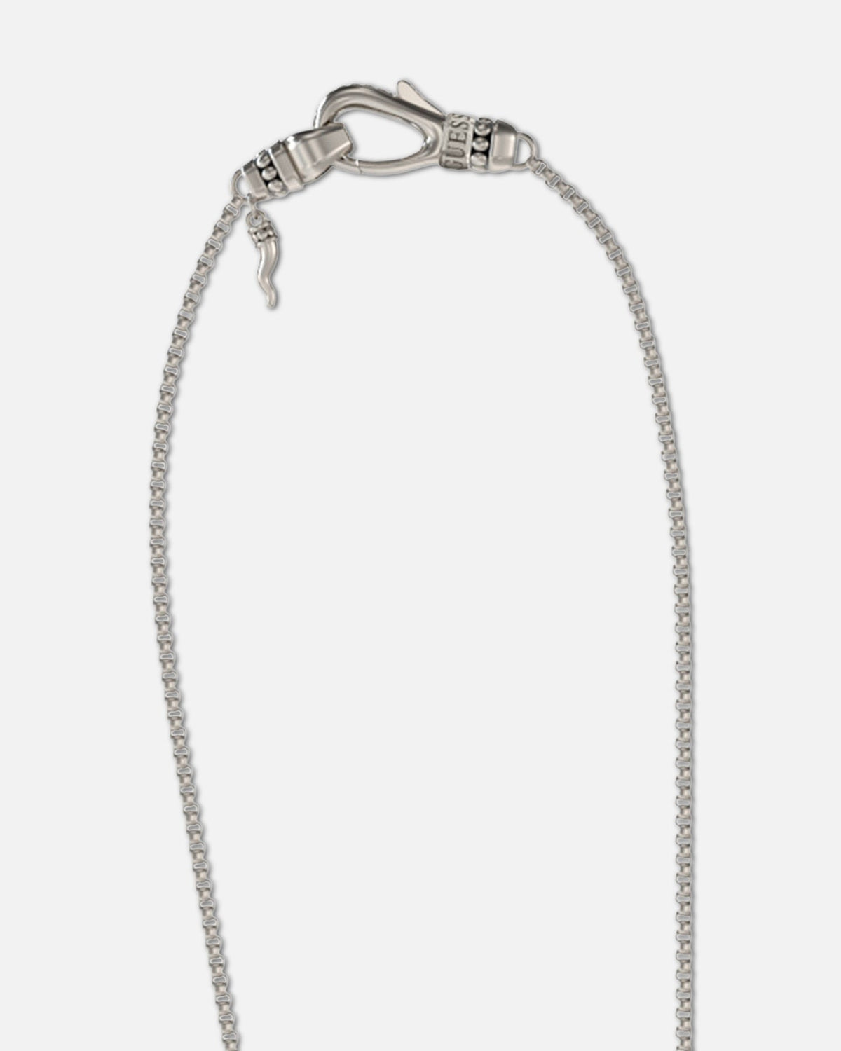 Guess Mainline Back To Black Octagon Necklace Black - image 5