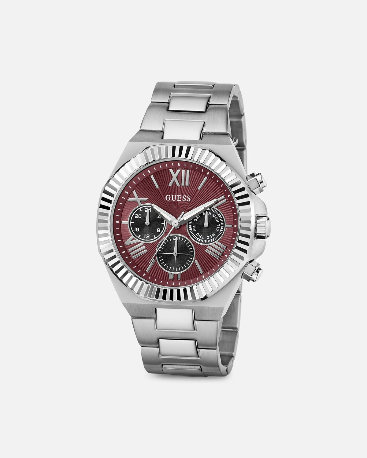 Guess Mainline Equity Watch Silver/Red - image 6