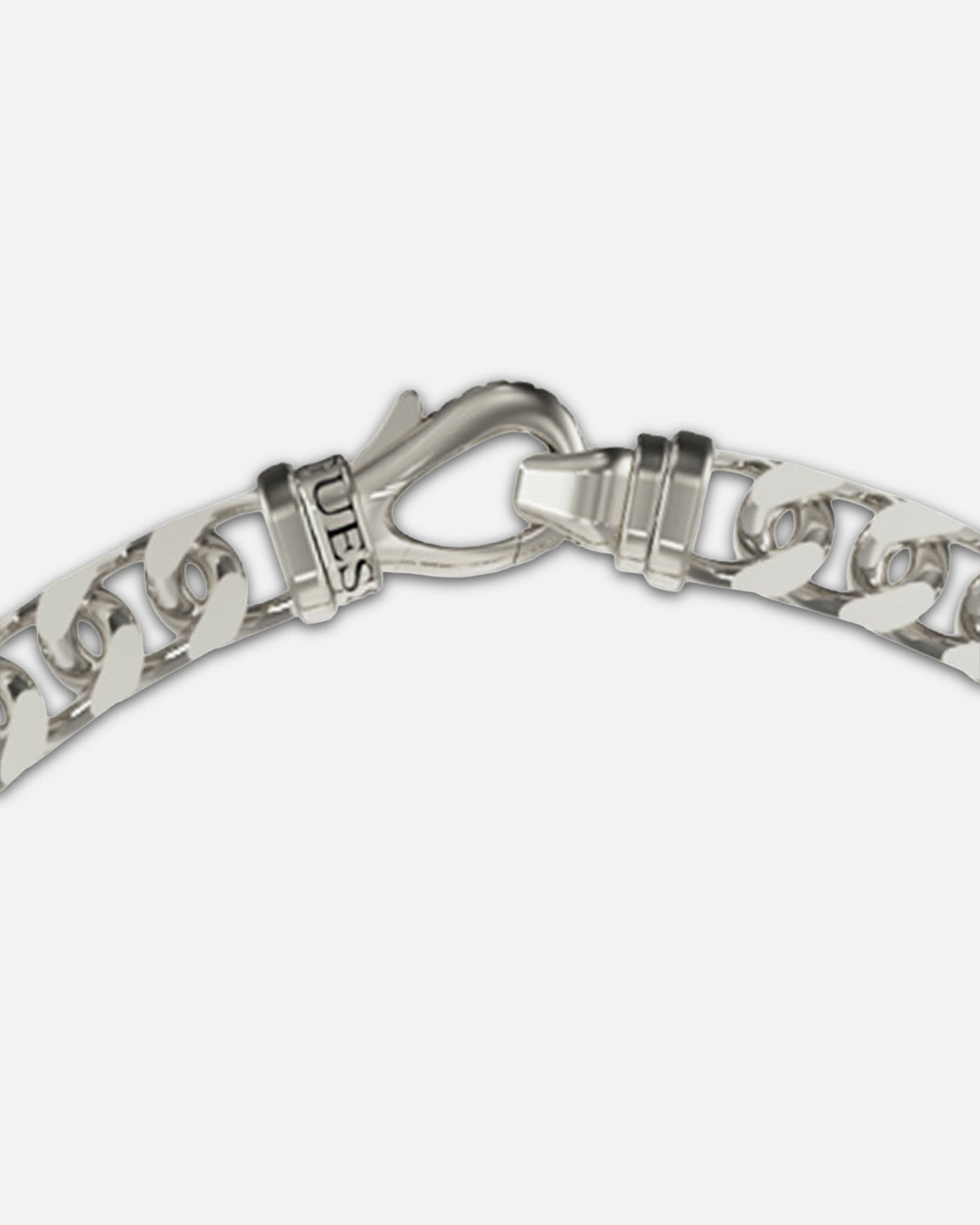 Guess Mainline Lion King Crystal Exagon Necklace Silver - image 5