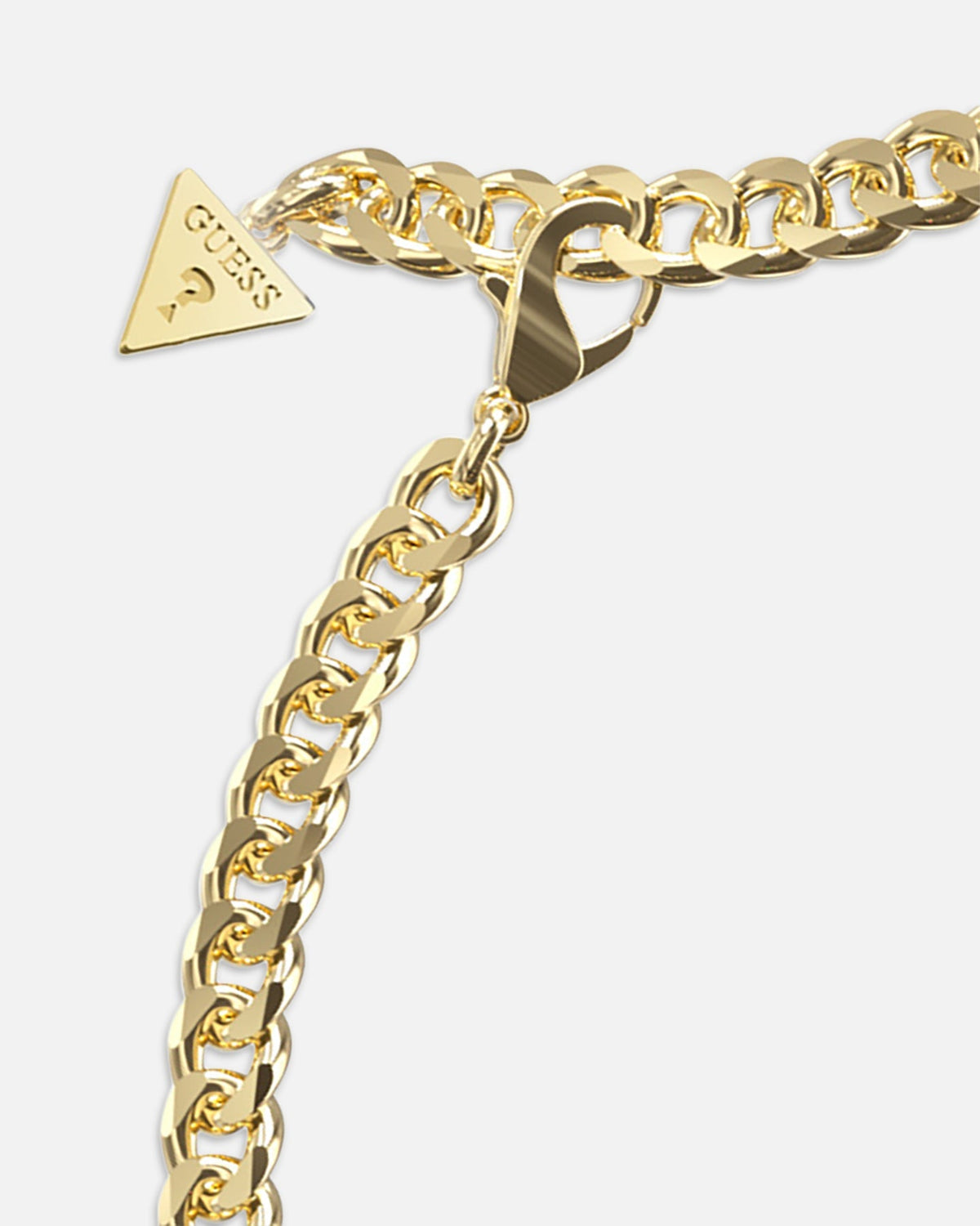 Guess Mainline Women's Lioness Queen Octagon Necklace Gold - image 4