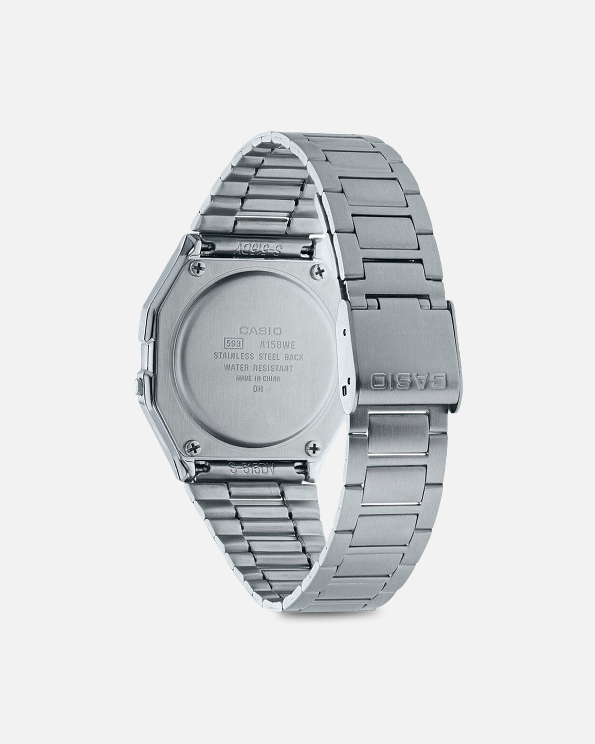 Casio A158WEA-2D Watch Silver/Black - image 4