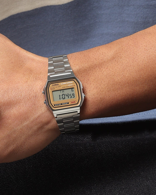 Casio A158WEA-9D Watch Silver/Bronze - image 2
