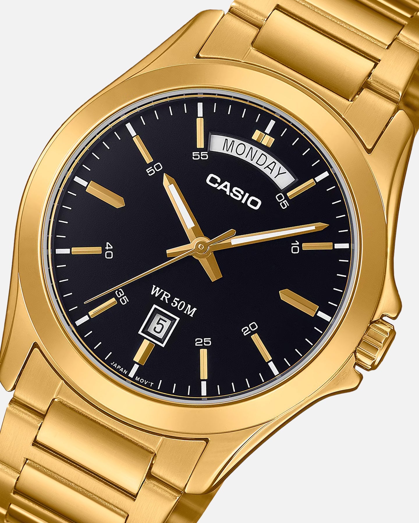 Casio MTP1370G-1A Watch Gold/Black