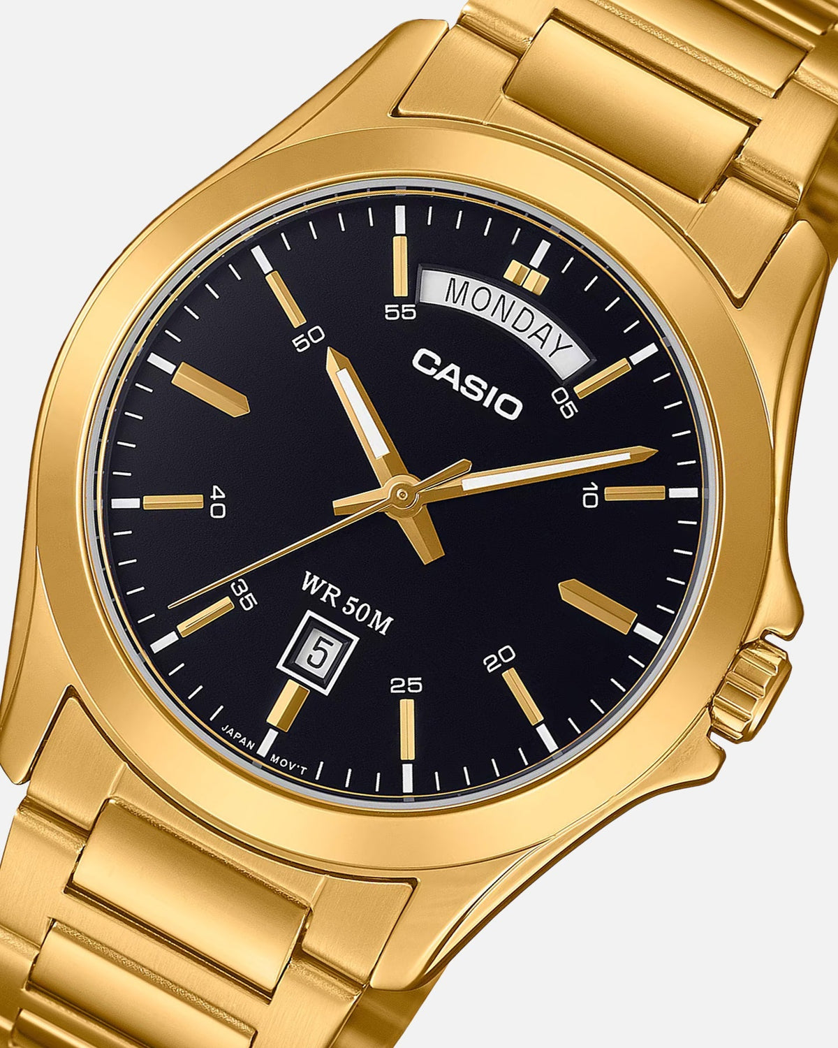 Casio MTP1370G-1A Watch Gold/Black