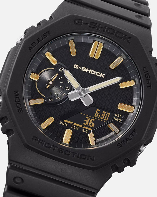 G Shock GA-2100LXB-1A9DR Watch Black/Gold