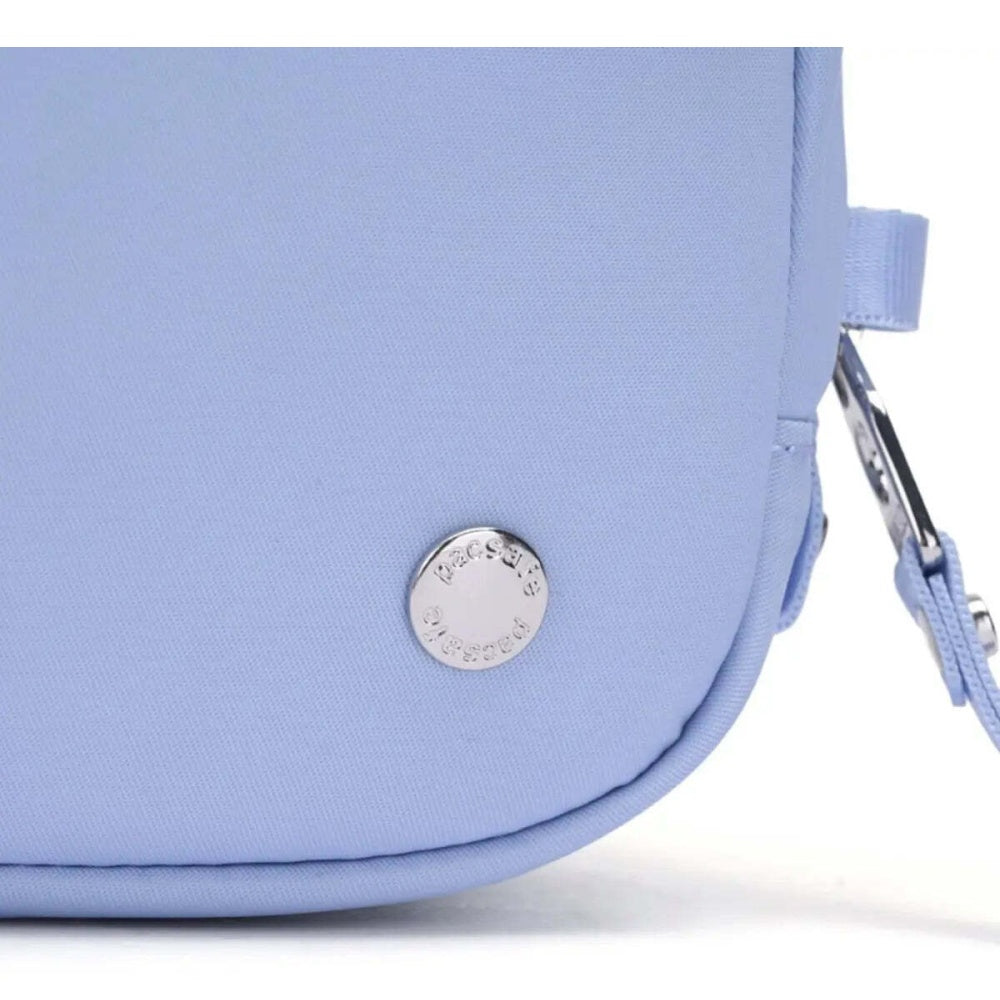 Pacsafe W Anti-Theft RFID Blocking Slashguard Micro Travel Sling Serenity Blue