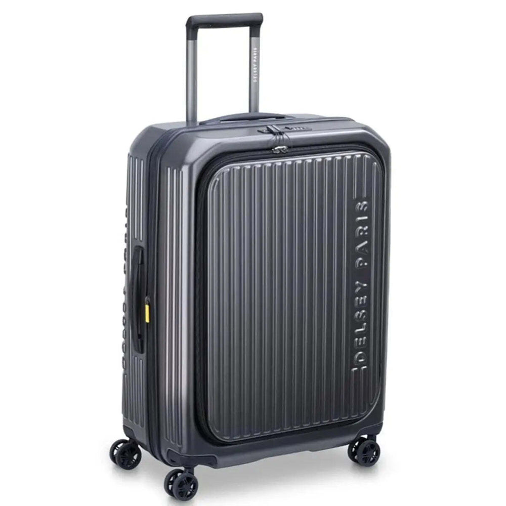 Delsey Securtime Zip 66 cm Top Opening 4-Wheel Expandable Suitcase - Anthracite
