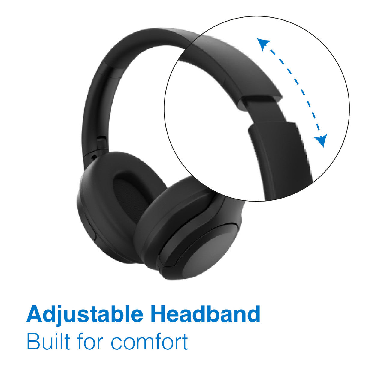 Laser ANC Bluetooth Headphones (Black)