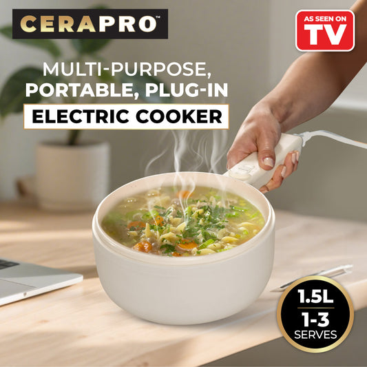 CeraPro Multi-Purpose Electric Cooker and Hot Pot 1.5L