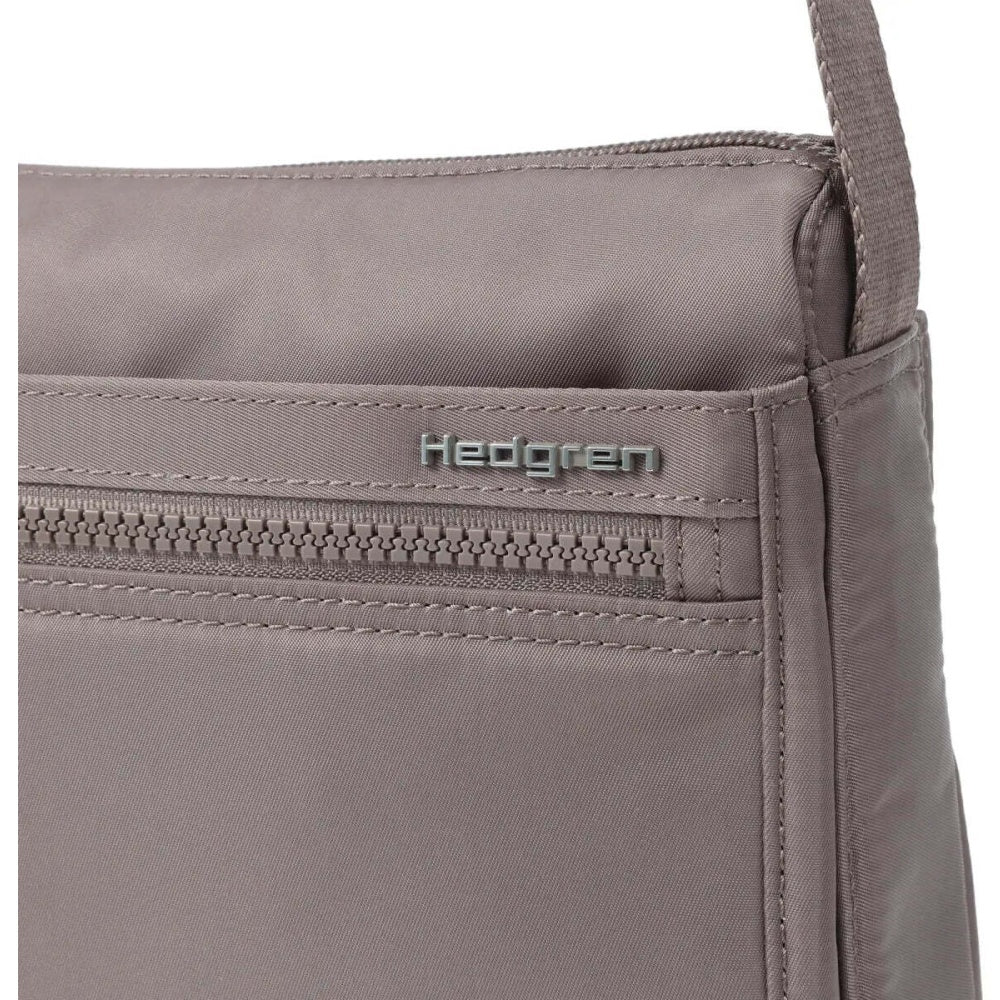 Hedgren Eye Neo RFID Pocket Recycled Water Repellent Crossbody Bag Sepia