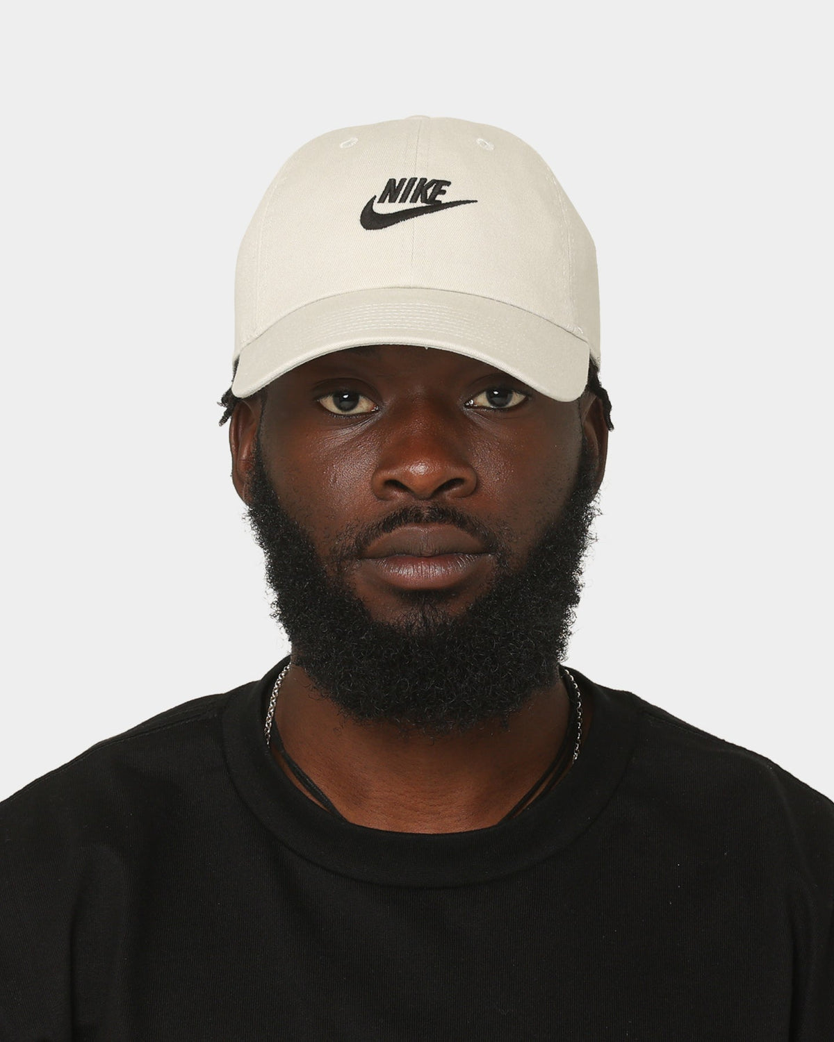Nike Sportswear Heritage86 Futura Washed Strapback Light Bone/White
