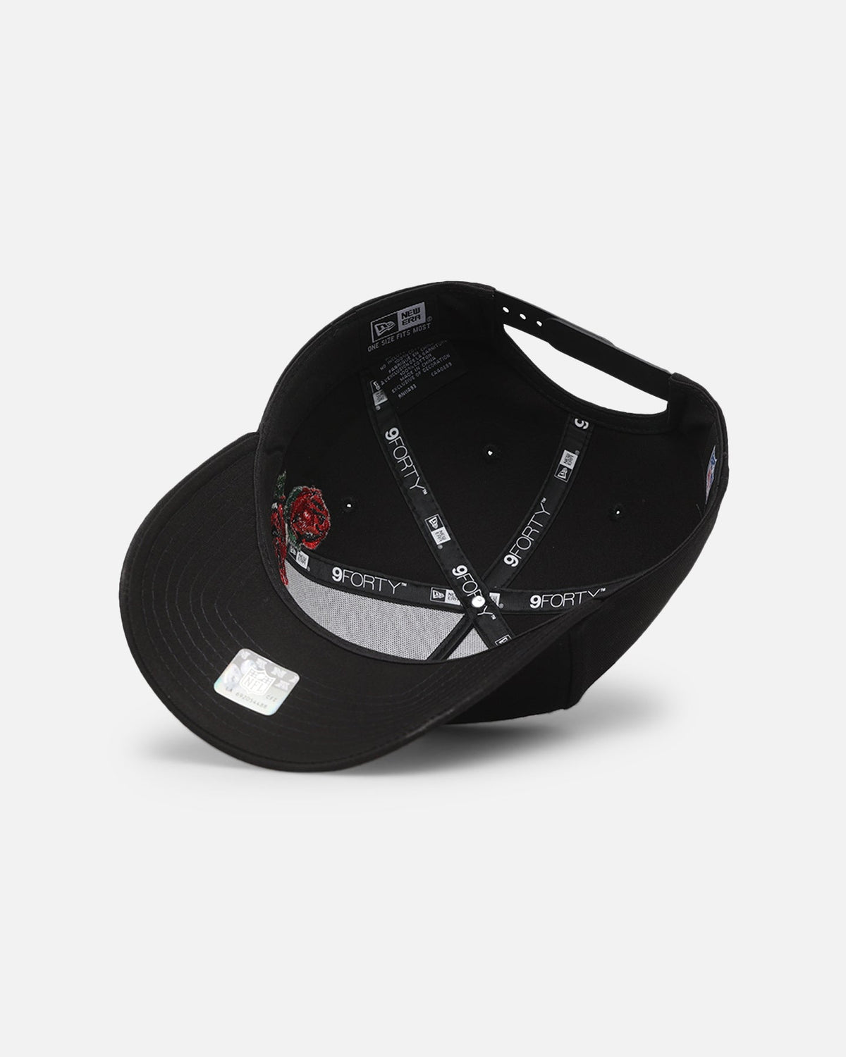 New Era Las Vegas Raiders 'Rose Emblem' 9FORTY A-Frame Snapback Black