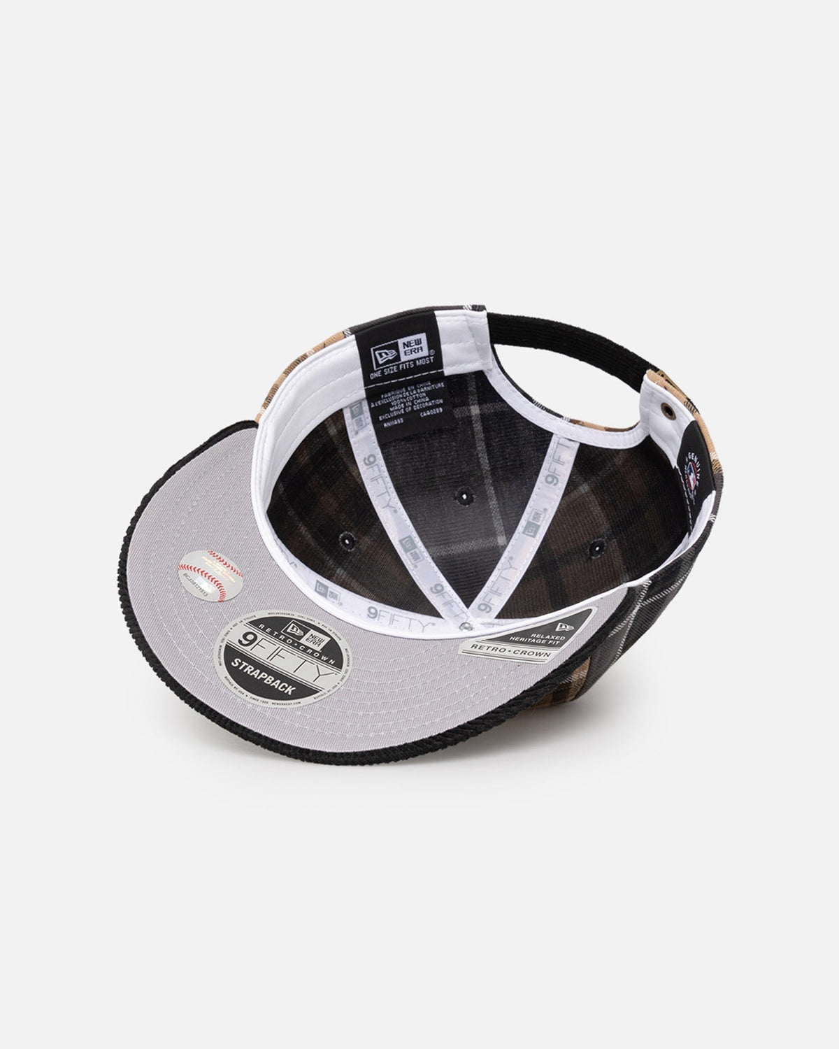 New Era Cleveland Guardians 'Multi Panel Plaid' 9FIFTY High Crown Strapback Plaid - image 7