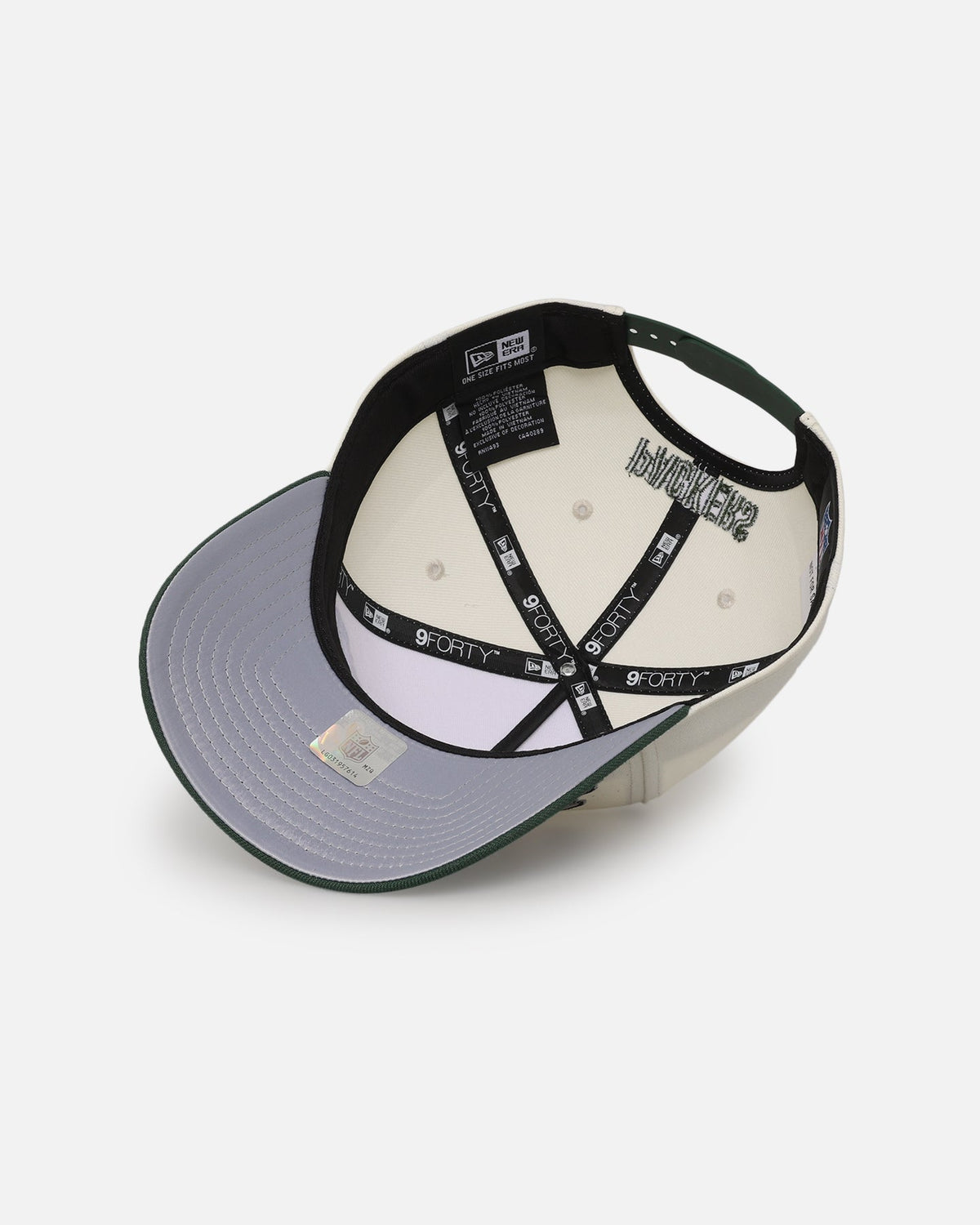 New Era Green Bay Packers 'Super Bowl Logos' 9FORTY A-Frame Snapback Chrome - image 6