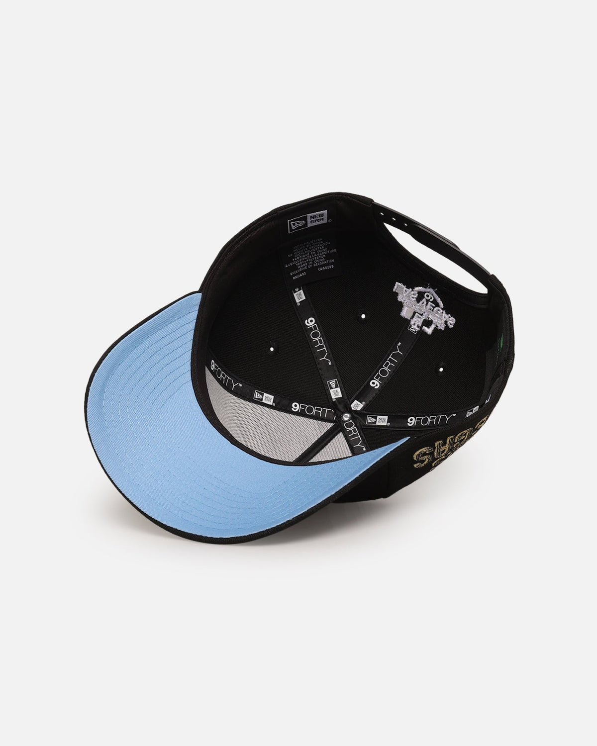 New Era Cronulla Sutherland Sharks '2025 NRL Vegas Round' 9FORTY A-Frame Snapback Official Team Colour - image 6