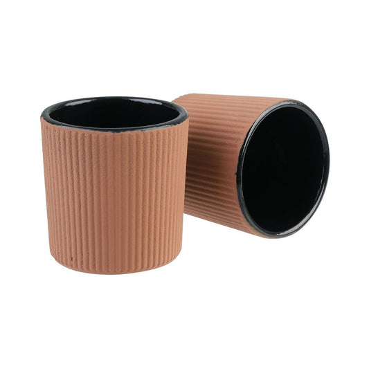 Teaology Serenity Cast Iron Tea Cup 120ml Set 2 - Sandstone