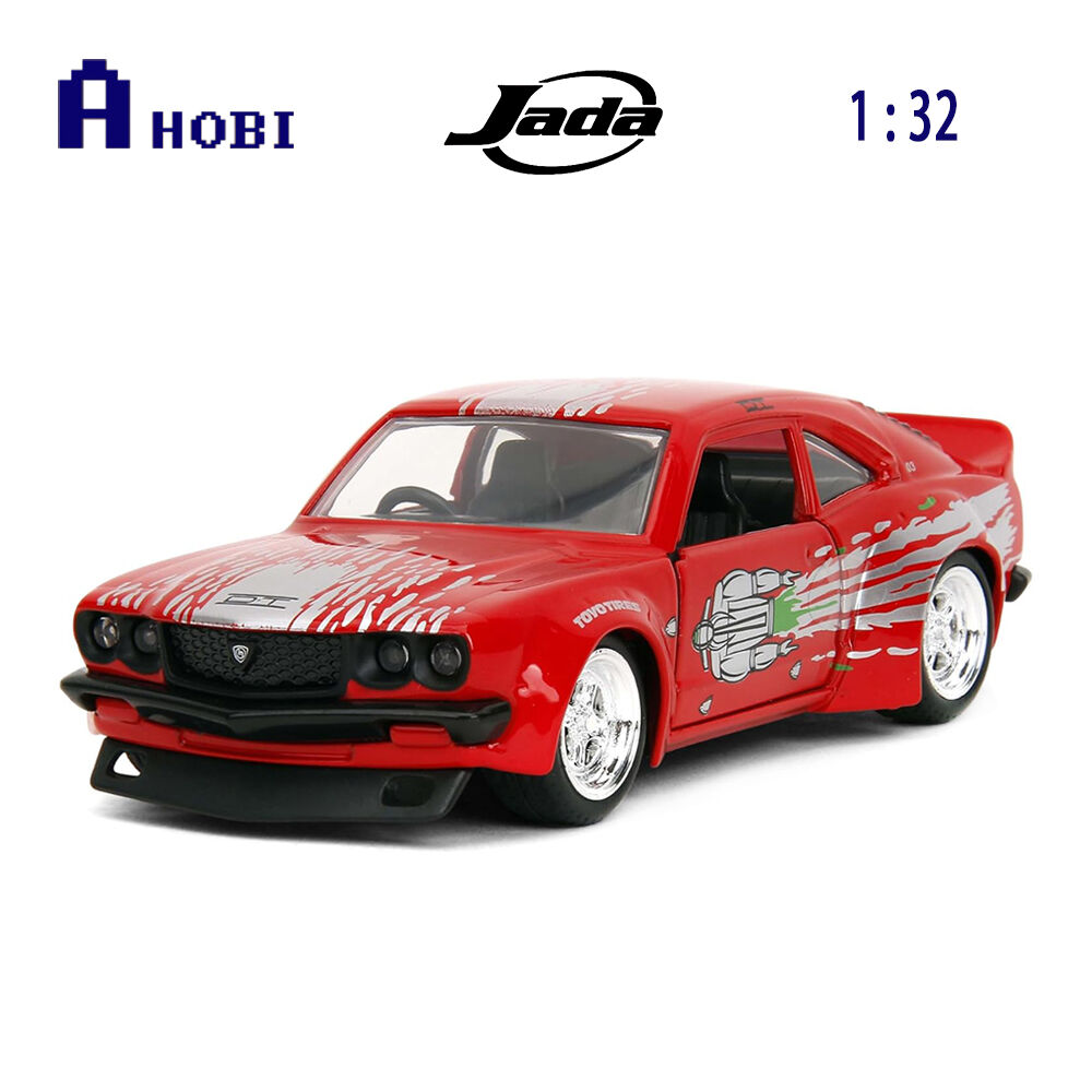 Jada 1:32 Scale Fast & Furious 1974 Mazda RX-3 Red Diecast Vehicle Model