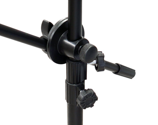 Precision Audio Adjustable Sheet Music Stand with Microphone Boom Arm