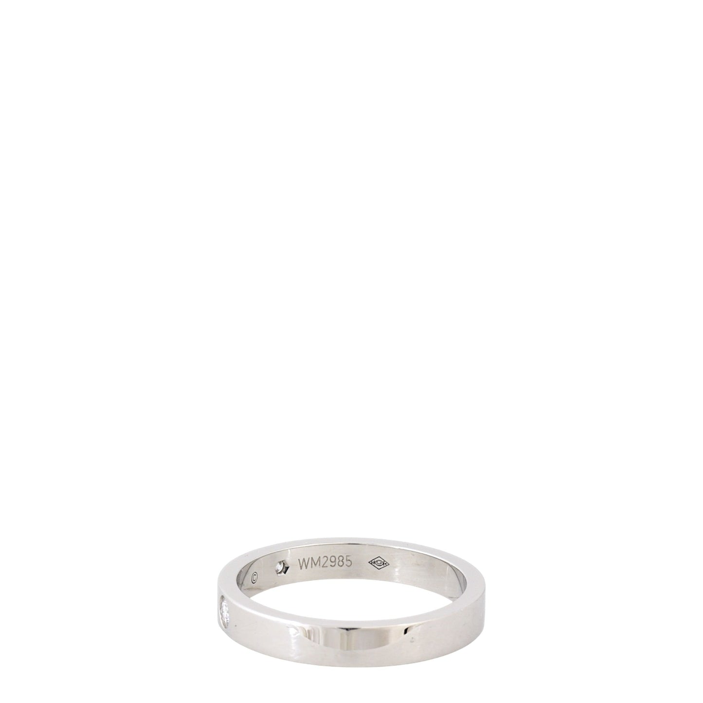 Cartier C de Cartier 2 Diamond Platinum Ring