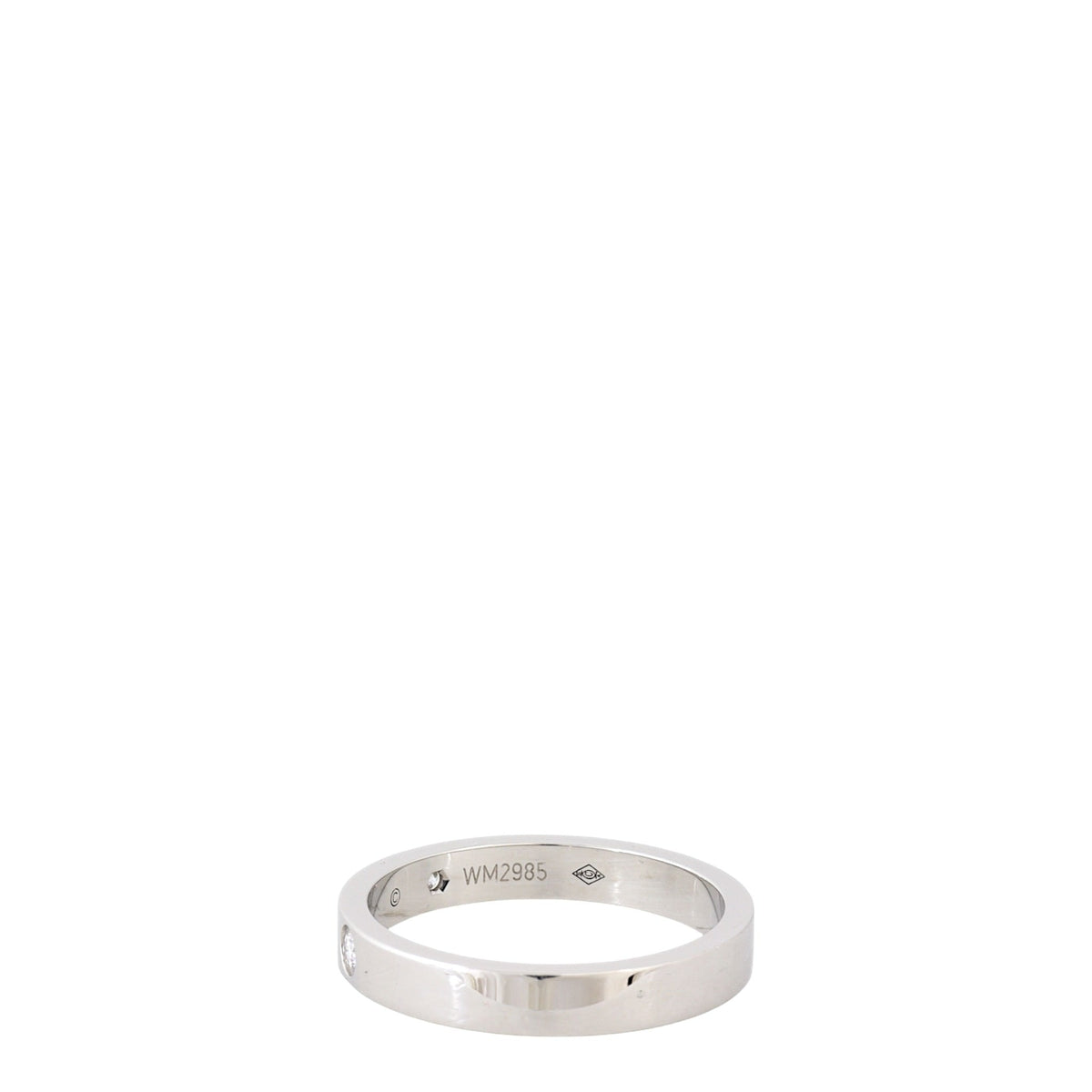 Cartier C de Cartier 2 Diamond Platinum Ring