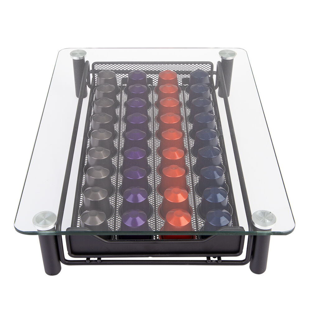 Casabarista Coffee Machine Stand with 36 Capsule Drawer Organiser For Nespresso