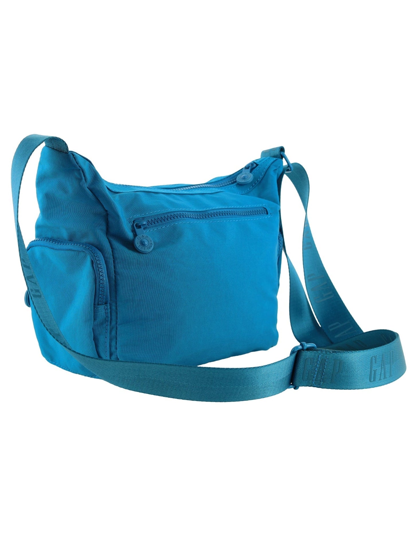 GAP Unisex Nylon Shoulder Crossbody Bag w/ Secure Zip 29x22cm Blue