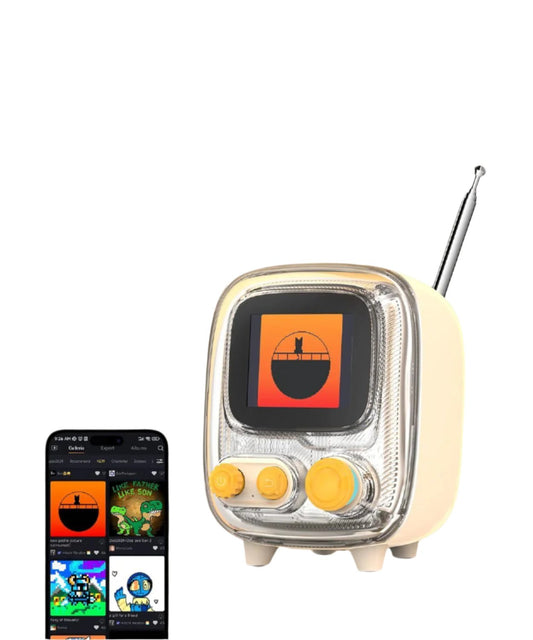 Divoom Tiivoo-2 Photo Album & Lyrics Speaker (White)