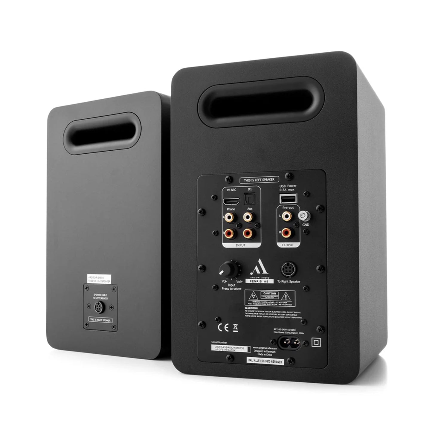 Argon Audio FENRIS Black Active 5 Speakers